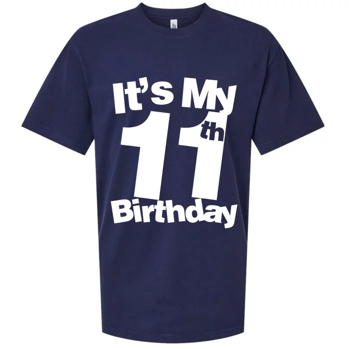 11th Birthday It's My 11th Birthday 11 Year Old Birthday Sueded Cloud Jersey T-Shirt