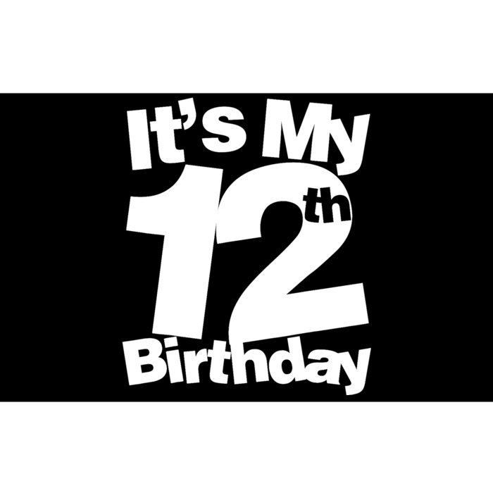 12th Birthday It's My 12th Birthday 12 Year Old Birthday Bumper Sticker