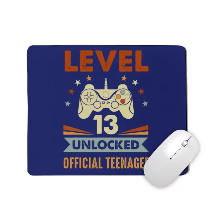 13th Birthday Level 13 Unlocked Teenager Mousepad