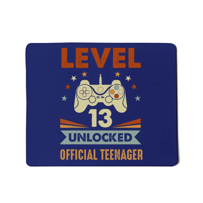 13th Birthday Level 13 Unlocked Teenager Mousepad