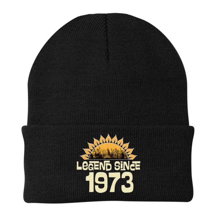 1973 Birthday Legend Since Retro Vintage Knit Cap Winter Beanie