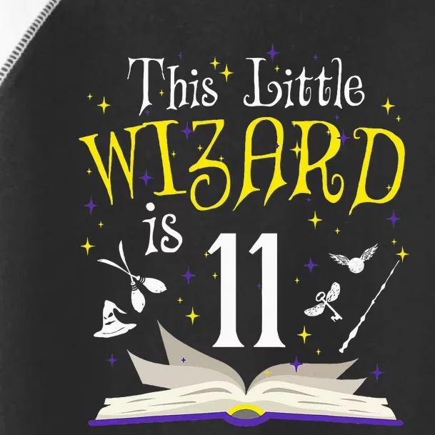 11th Bday Magic Wizard 11 Year Old Birthday Matching Family Toddler Fine Jersey T-Shirt