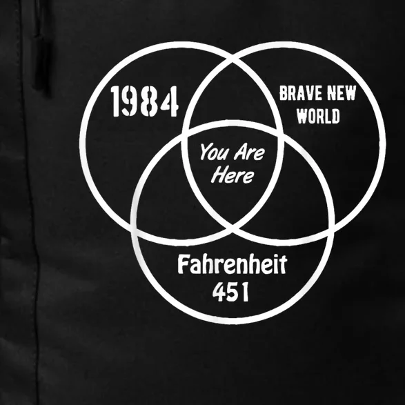 1984 Brave New World Fahrenheit 451 Conspiracy Ess Daily Commute Backpack