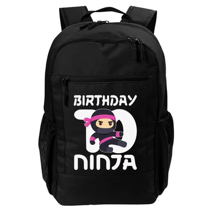 10th Birthday Ninja Ten 10 Year Old Daily Commute Backpack