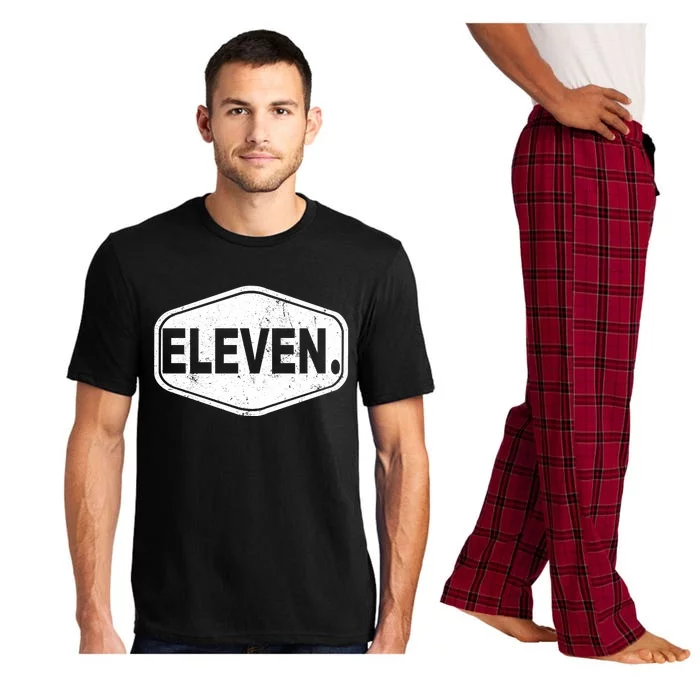 11th Birthday Of Boy Or Girl 11 Years Old Eleven Pajama Set