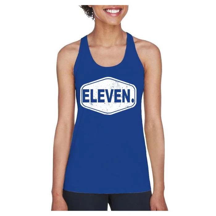 11th Birthday Of Boy Or Girl 11 Years Old Eleven Women's Racerback Tank