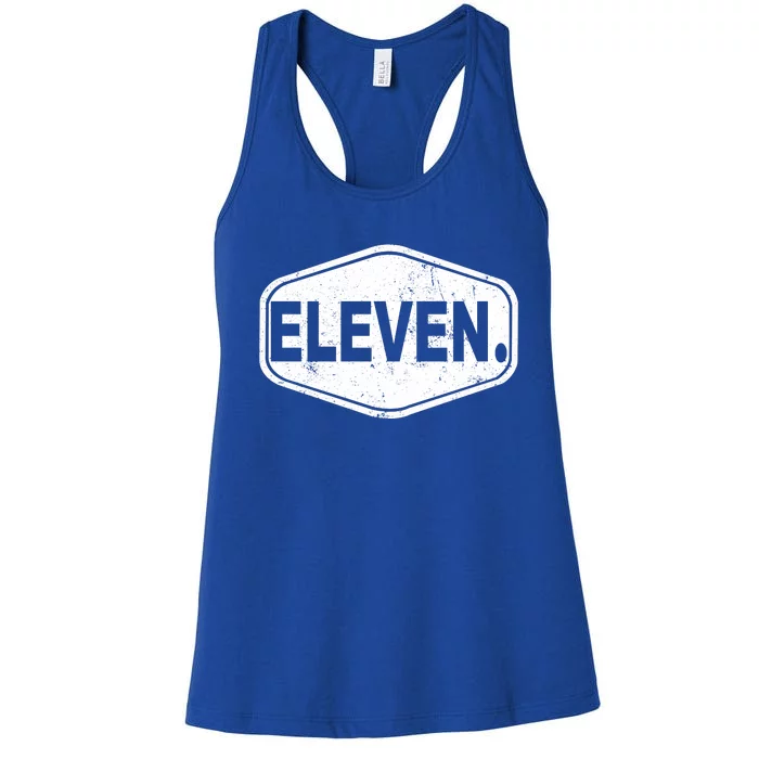 11th Birthday Of Boy Or Girl 11 Years Old Eleven Women's Racerback Tank