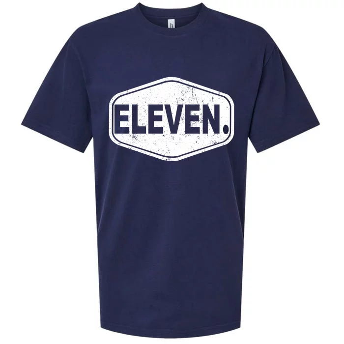 11th Birthday Of Boy Or Girl 11 Years Old Eleven Sueded Cloud Jersey T-Shirt