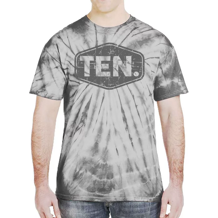 10th Birthday Of Boy Or Girl 10 Years Old Ten Tie-Dye T-Shirt