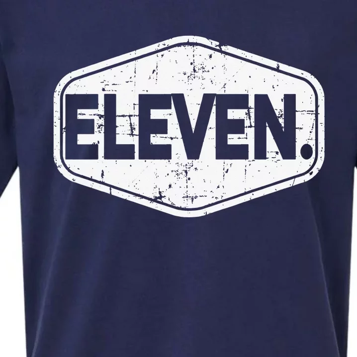 11th Birthday of 11 years old eleven Sueded Cloud Jersey T-Shirt