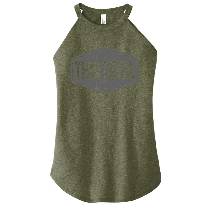 13th Birthday Of Boy Or Girl 13 Years Old Women’s Perfect Tri Rocker Tank