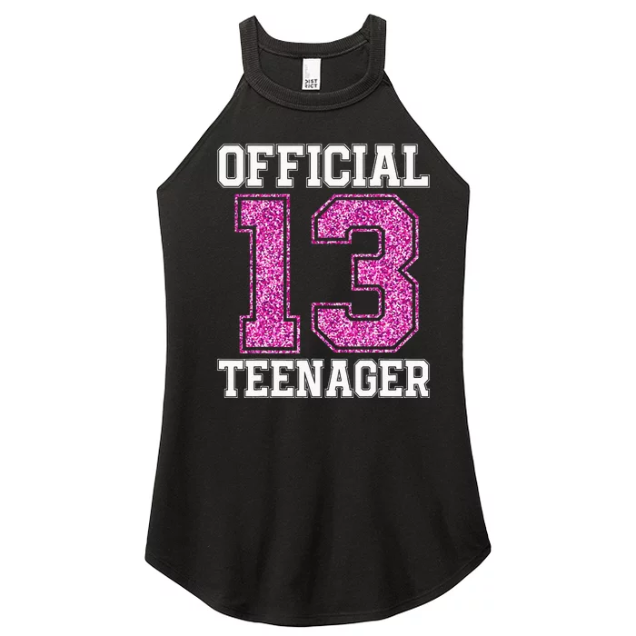 13th Birthday OFFICIAL TEENAGER 2010 Bday Women’s Perfect Tri Rocker Tank