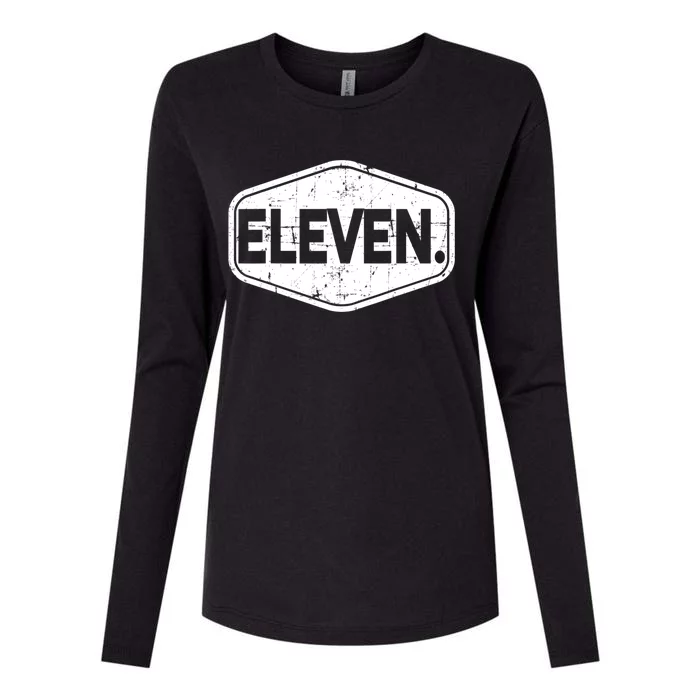 11th Birthday Of Boy Or Girl, 11 Years Old, Eleven Womens Cotton Relaxed Long Sleeve T-Shirt