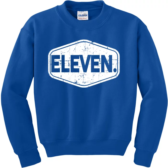 11th Birthday Of Boy Or Girl, 11 Years Old, Eleven Kids Sweatshirt