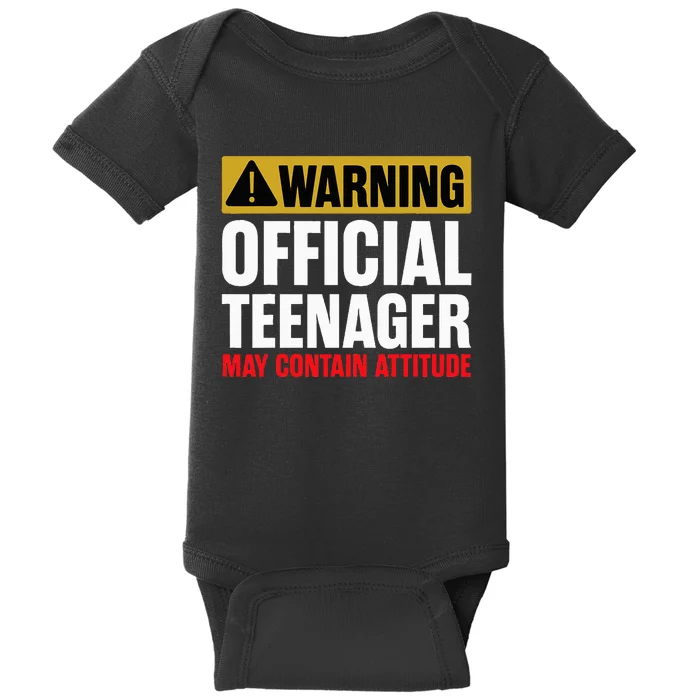 13 Birthday O.fficial Teenager 13yr Math 13th Birthday Baby Bodysuit