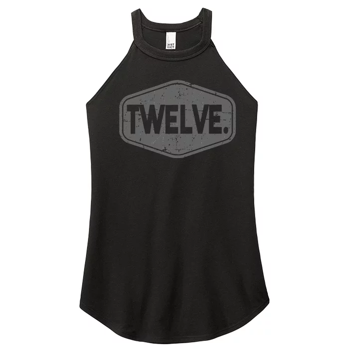 12th Birthday of 12 years old twelve Women’s Perfect Tri Rocker Tank