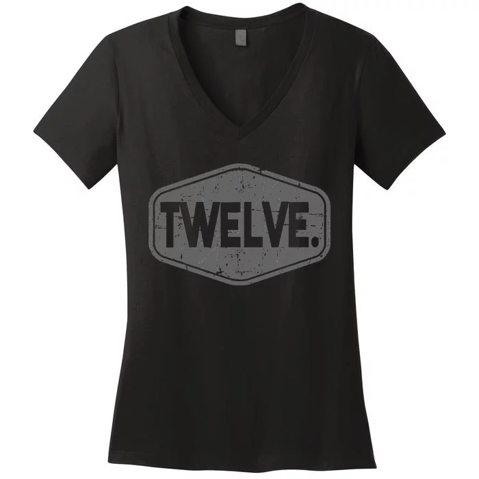 12th Birthday of 12 years old twelve Women's V-Neck T-Shirt ...
