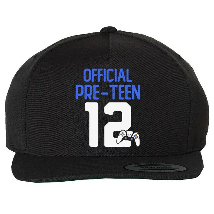 12th Birthday Party Pre Teen 12 Years Old Wool Snapback Cap