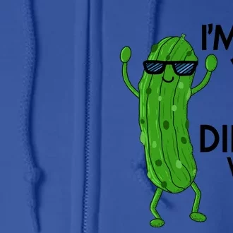 19th Birthday Pickle Funny IM 19 Dill With It Gift Full Zip Hoodie