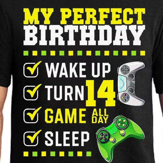 14th Birthday Party Perfect For Gamer 14 Years Olds Pajama Set