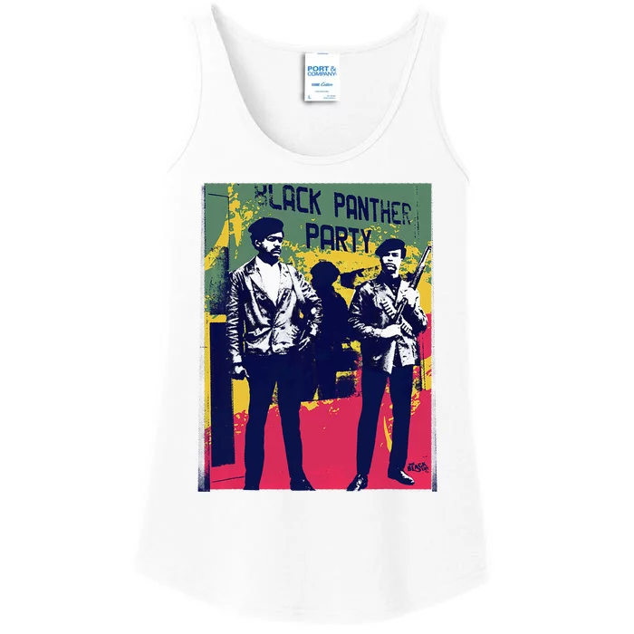 1966 Black P.Anthers Party Self Defense Ladies Essential Tank