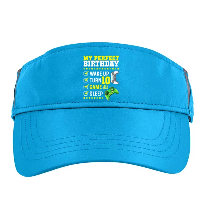 10th Birthday Party Perfect For Gamer 10 Years Old Boy Adult Drive Performance Visor