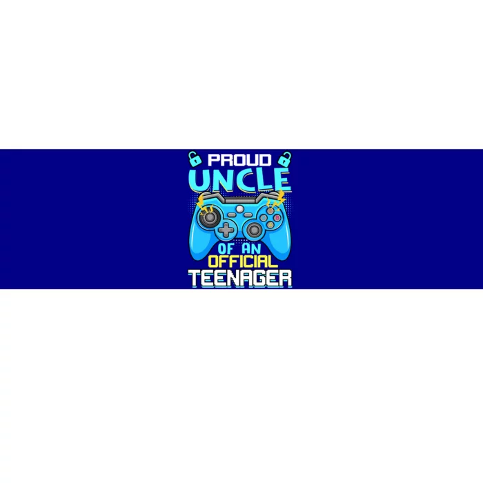 13th Birthday Proud Uncle Teenager Video Game Meaningful Gift Bumper Sticker