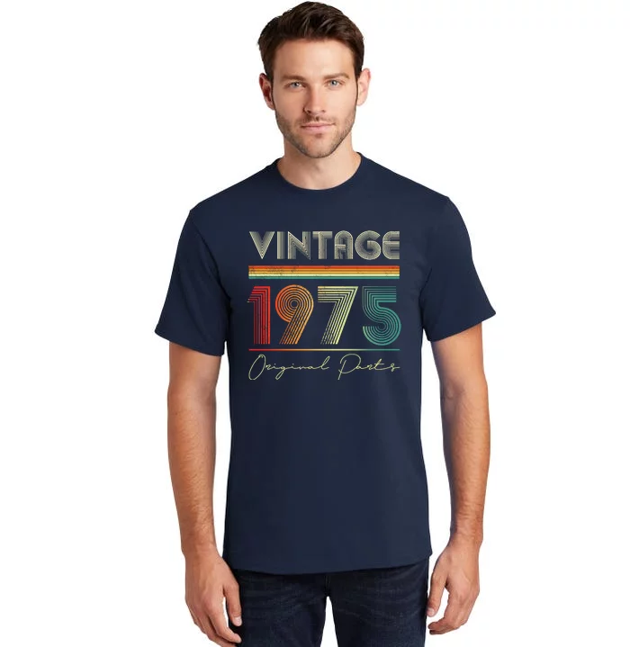 1975 Birthday Retro Original Parts 48th Birthday Tall T-Shirt