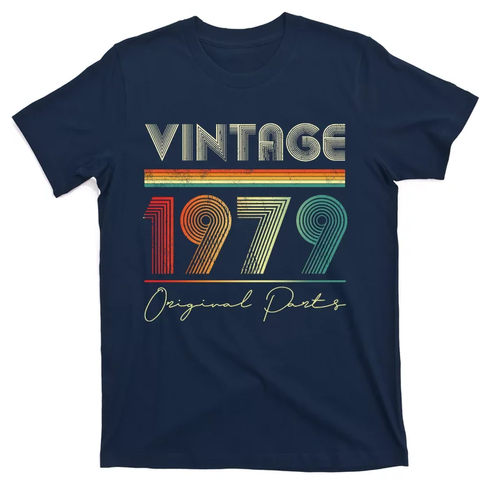 1979 Birthday Retro Original Parts 44th Birthday T-Shirt