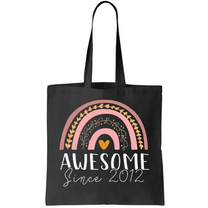 11th Birthday Rainbow Awesome 2012 11 Year Old Gift Tote Bag