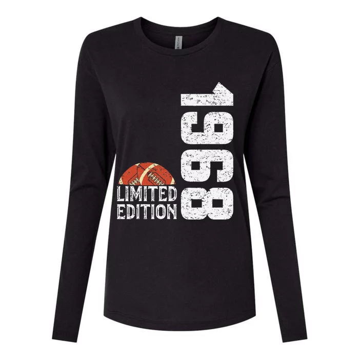 1968 Birthday Rugby Limited Edition Born In 1968 Womens Cotton Relaxed Long Sleeve T-Shirt