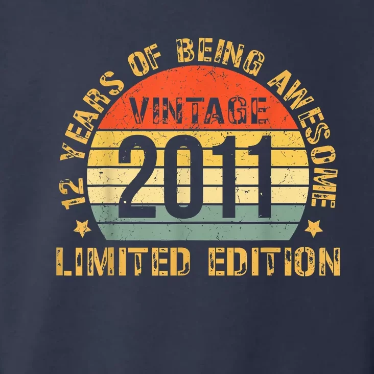 12yr BDay Son Boy Funny 2011 12th 12 Year Old Birthday Toddler Hoodie