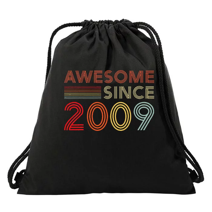 14yr BDay Son Boy Funny 2009 14th 14 Year Old Birthday Drawstring Bag