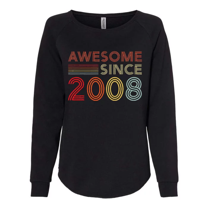 15yr BDay Son Boy Funny 2008 15th 15 Year Old Birthday Womens California Wash Sweatshirt