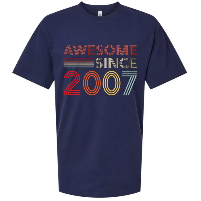 16yr BDay Son Boy Funny 2007 16th 16 Year Old Birthday Sueded Cloud Jersey T-Shirt