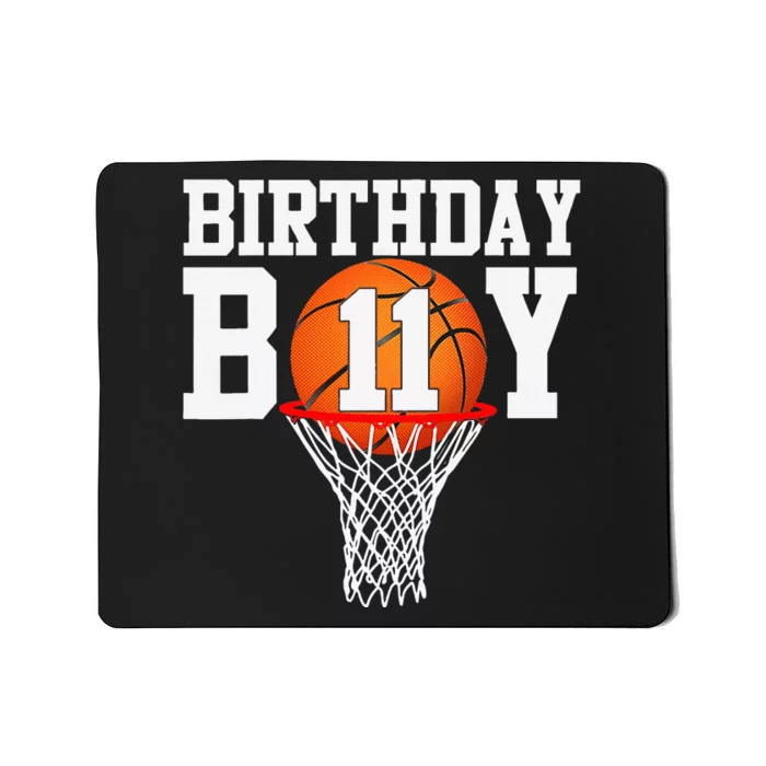 11th Birthday Sport 11 Years Old Basketball 11 Mousepad