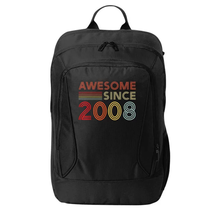 15yr BDay Son Boy Funny 2008 15th 15 Year Old Birthday City Backpack