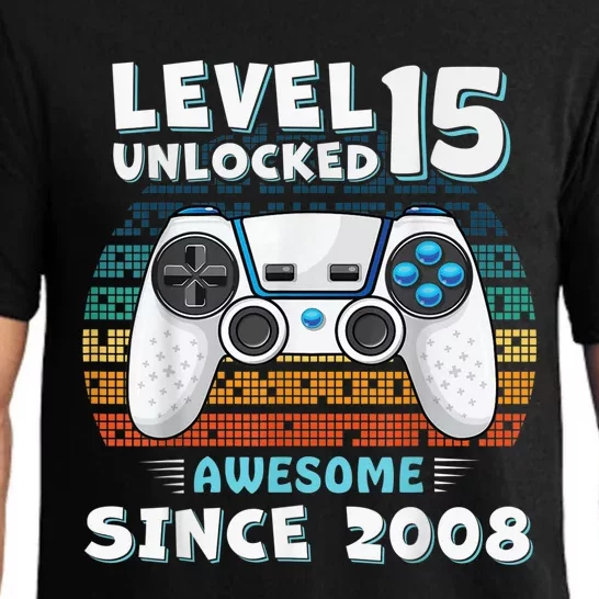 15yr BDay Son Boy Funny Gamer 15th 15 Year Old Birthday Pajama Set