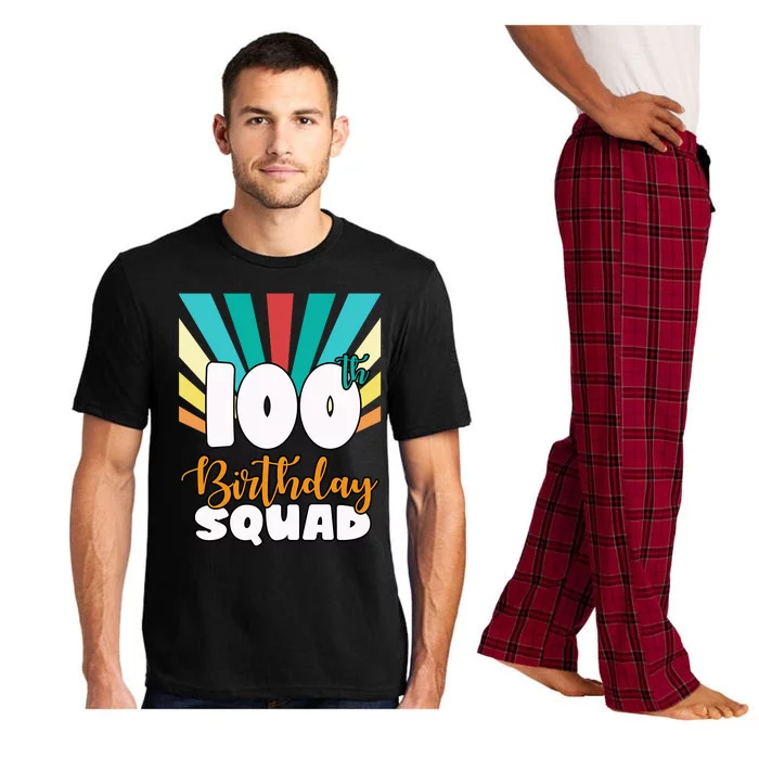 100th Birthday Squad 100 Years Old Pajama Set