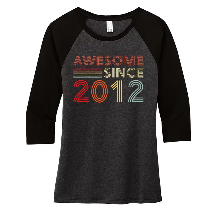 11yr BDay Son Boy Funny 2012 11th 11 Year Old Birthday Women's Tri-Blend 3/4-Sleeve Raglan Shirt