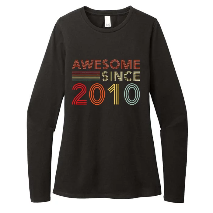 13yr BDay Son Boy Funny 2010 13th 13 Year Old Birthday Womens CVC Long Sleeve Shirt