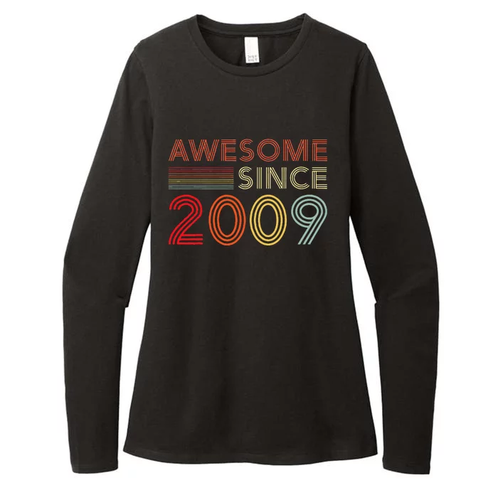 14yr BDay Son Boy Funny 2009 14th 14 Year Old Birthday Womens CVC Long Sleeve Shirt