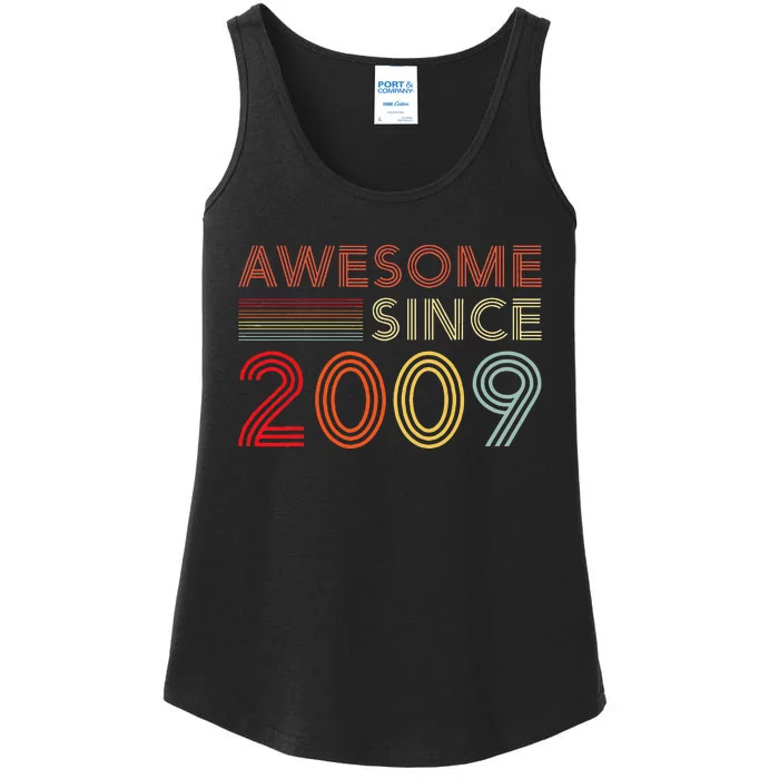 14yr BDay Son Boy Funny 2009 14th 14 Year Old Birthday Ladies Essential Tank