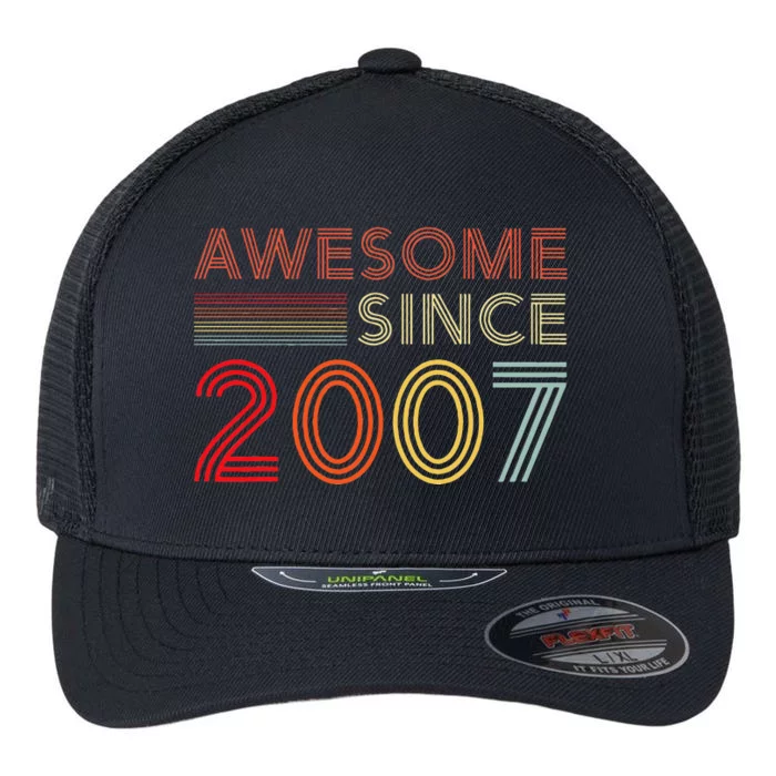 16yr BDay Son Boy Funny 2007 16th 16 Year Old Birthday Flexfit Unipanel Trucker Cap