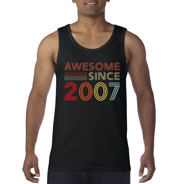 16yr BDay Son Boy Funny 2007 16th 16 Year Old Birthday Tank Top