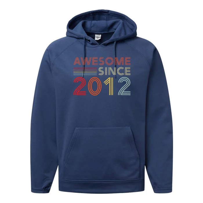 12yr Bday Son Boy Funny 2012 12th 12 Year Old Birthday Performance Fleece Hoodie