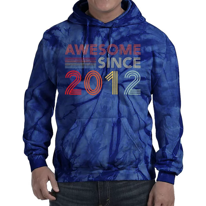 12yr Bday Son Boy Funny 2012 12th 12 Year Old Birthday Tie Dye Hoodie