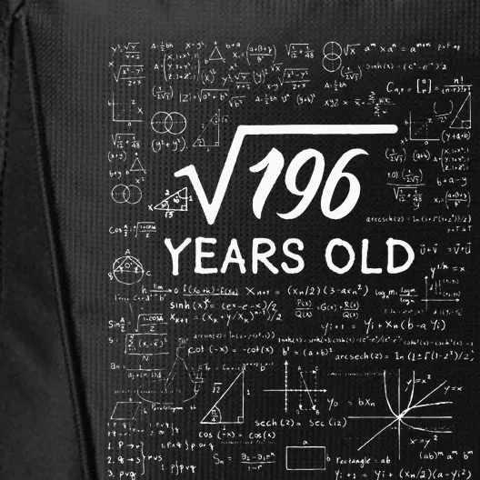 14 Birthday Son Him Funny Math 14th Birthday City Backpack