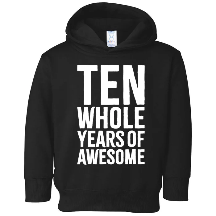 10th Birthday Shirt Gift Boy Age 10 Ten Year Old Boys Son TShirt Toddler Hoodie