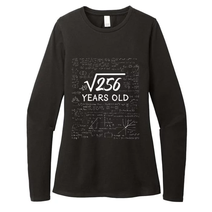 16 Birthday Son Him Funny Math 16th Birthday Womens CVC Long Sleeve Shirt